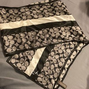 Coach silk scarf